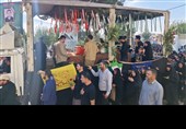 تشییع پیکر مطهر شهید قاسم مهری بر دوش مردم شهیدپرور اسلامشهر