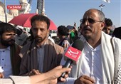 قدردانی عضو دفتر سیاسی انصارالله از  1500 راهپیمایی یمنیها در حمایت از غزه