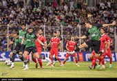 دیدار تیمهای فوتبال خیبر خرم‌آباد و پرسپولیس تهران