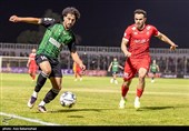 دیدار تیمهای فوتبال خیبر خرم‌آباد و پرسپولیس تهران