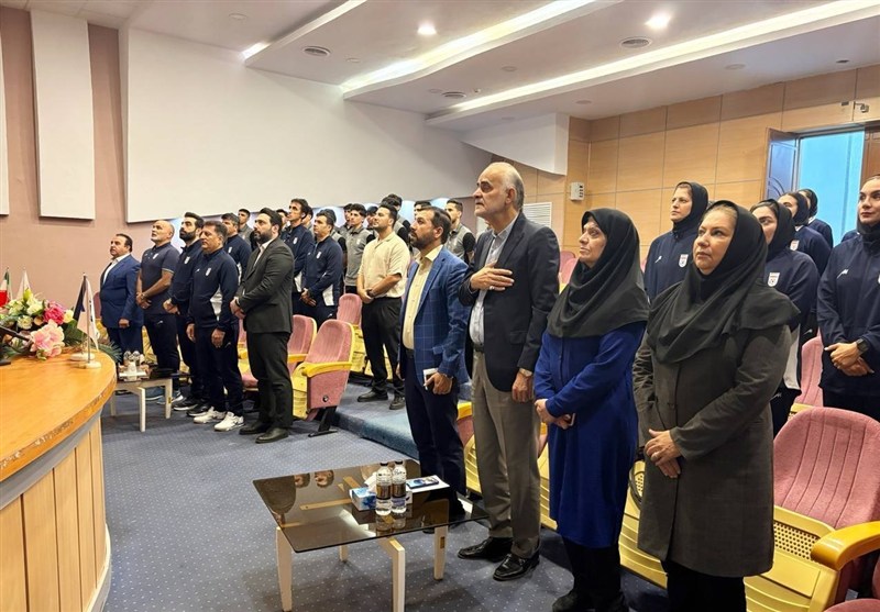 برگزاری مراسم بدرقه تیم‌های فوتسال دختران و پسران زیر 17 سال ایران + تصاویر