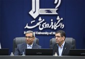 اتاق همکاری دانشگاه فردوسی و استانداری خراسان رضوی افتتاح شد