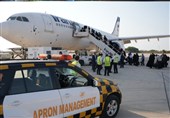 نخستین پرواز حج عمره از فرودگاه بوشهر انجام شد