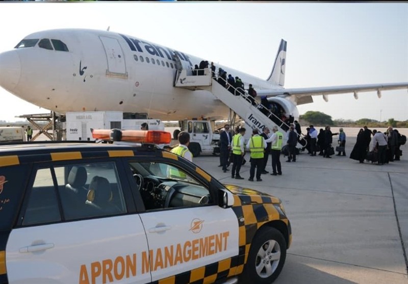 نخستین پرواز حج عمره از فرودگاه بوشهر انجام شد