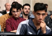 دیدار قهرمانان و مدال‌آوران ورزشی و المپیادهای علمی جهانی با رهبر معظم انقلاب