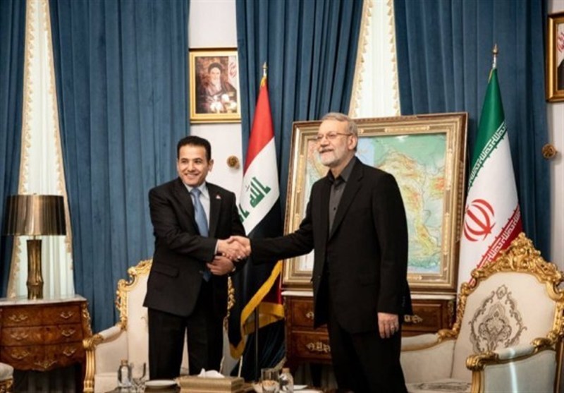 لاريجاني يستقبل مستشار الأمن القومي العراقي