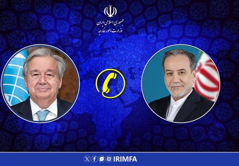 Iran’s FM, UN Chief Discuss Gaza, Yemen Crises
