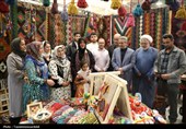 پانزدهمین نمایشگاه ملی صنایع‌دستی اردبیل با حضور معاون وزیر افتتاح شد