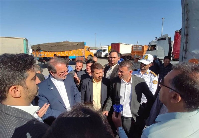 بازدید رئیس سازمان بازرسی از پایانه مرزی شهید سلیمانی و گمرک تجاری مهران