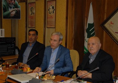 جلسه کارگروه ورزش حزب مؤتلفه اسلامی با رئیس فدراسیون تنیس روی میز و جوادی