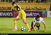 دیدار تیم‌های فوتبال سپاهان ایران و آحال ترکمنستان
