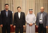 وزیر الریاضة الإیرانی یلتقی الرئیس التنفیذی لهیئة الریاضة البحرینیة