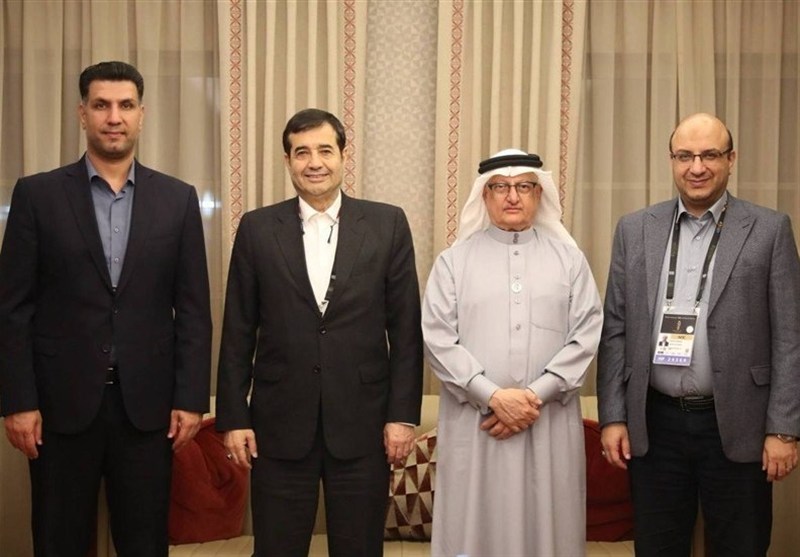 وزير الرياضة الإيراني يلتقي الرئيس التنفيذي لهيئة الرياضة البحرينية
