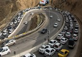 ترافیک سنگین در محورهای مواصلاتی شمال/ محدودیت تردد اجرا ‌نمی‌شود