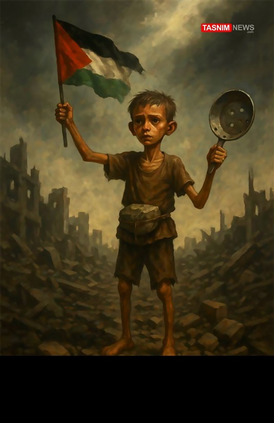 Плакат/ Продолжается массовая гибель жителей Газы от голода