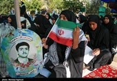 مراسم افتتاح اردوهای راهیان‌نور دانش‌آموزی در یادمان شهدای هویزه