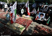 مراسم افتتاح اردوهای راهیان‌نور دانش‌آموزی در یادمان شهدای هویزه