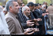 اقامه نماز طلب باران در همدان