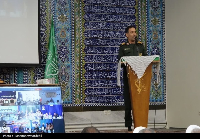 تکریم و معارفه مسئول نمایندگی ولی فقیه تیپ 37 حضرت عباس(ع) اردبیل