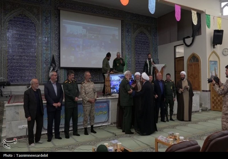 تکریم و معارفه مسئول نمایندگی ولی فقیه تیپ 37 حضرت عباس(ع) اردبیل