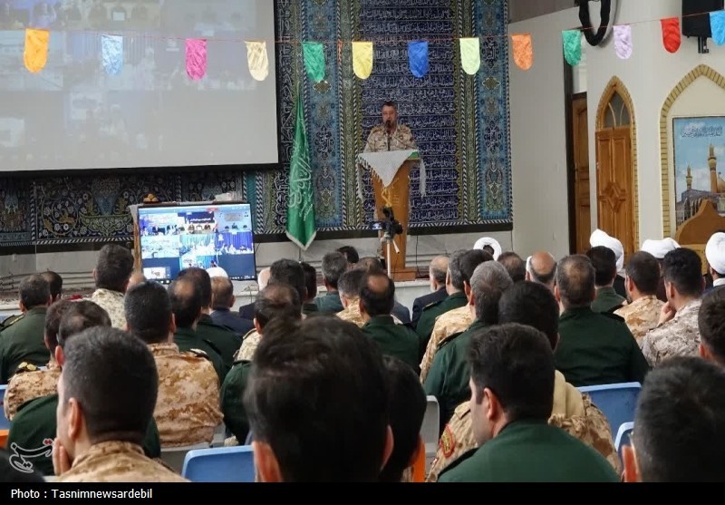 تکریم و معارفه مسئول نمایندگی ولی فقیه تیپ 37 حضرت عباس(ع) اردبیل