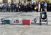 تشییع پیکر مطهر جانباز 70 درصد شهید حسن بهرام‌فر+عکس
