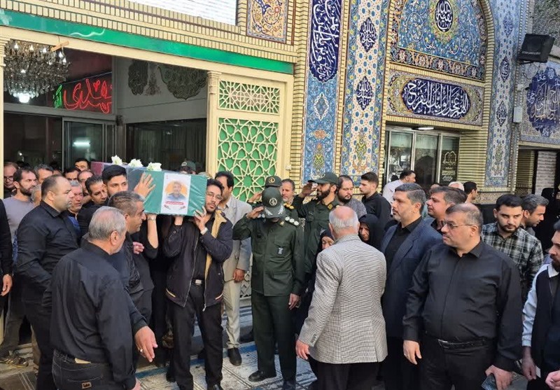 تشییع پیکر مطهر جانباز 70 درصد شهید حسن بهرامفر+عکس شهادت , تشییع شهدا , خراسان رضوی , مشهد مقدس , جانبازان 70 درصد ,