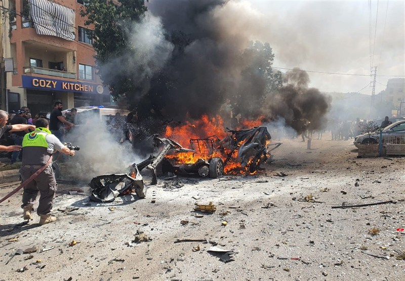 شهيدان في غارة استهدفت سيارة على طريق تربط عين عطا ببلدة شبعا جنوب لبنان