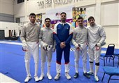 شمشیربازی زیر 23 سال قهرمانی آسیا| کسب مدال برنز با یک برد