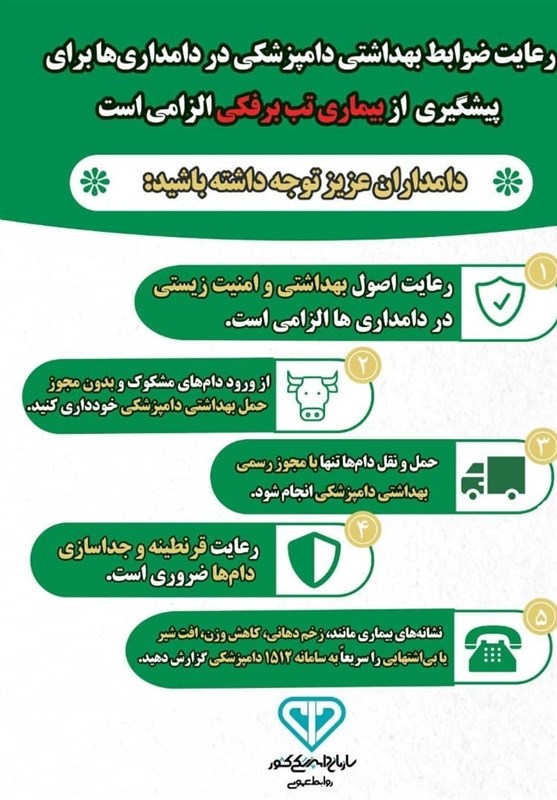 توصیههای دامپزشکی برای مقابله با نوع جدید بیماری تب برفکی + اینفوگرافی