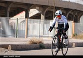 مسابقات تایم تریل دوچرخه سواری بانوان در کرمان