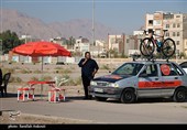 مسابقات تایم تریل دوچرخه سواری بانوان در کرمان