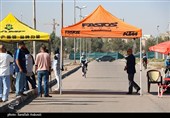 مسابقات تایم تریل دوچرخه سواری بانوان در کرمان