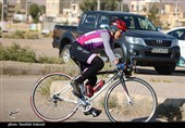 مسابقات تایم تریل دوچرخه سواری بانوان در کرمان