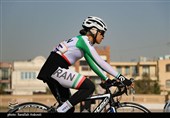 مسابقات تایم تریل دوچرخه سواری بانوان در کرمان