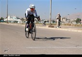 مسابقات تایم تریل دوچرخه سواری بانوان در کرمان