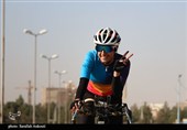 مسابقات تایم تریل دوچرخه سواری بانوان در کرمان