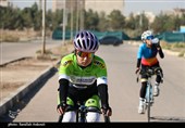 مسابقات تایم تریل دوچرخه سواری بانوان در کرمان