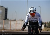 مسابقات تایم تریل دوچرخه سواری بانوان در کرمان
