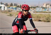 مسابقات تایم تریل دوچرخه سواری بانوان در کرمان