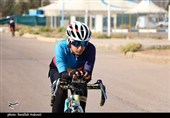 مسابقات تایم تریل دوچرخه سواری بانوان در کرمان