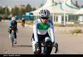 مسابقات تایم تریل دوچرخه سواری بانوان در کرمان