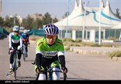مسابقات تایم تریل دوچرخه سواری بانوان در کرمان