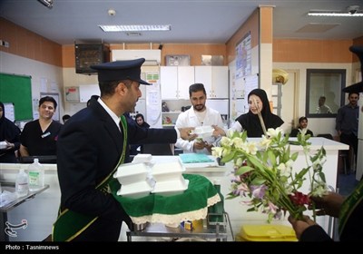 عطر حرم حضرت معصومه(س) در بیمارستان‌های قم