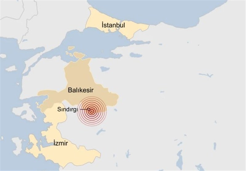 زلزله 6.1 ریشتری در غرب ترکیه