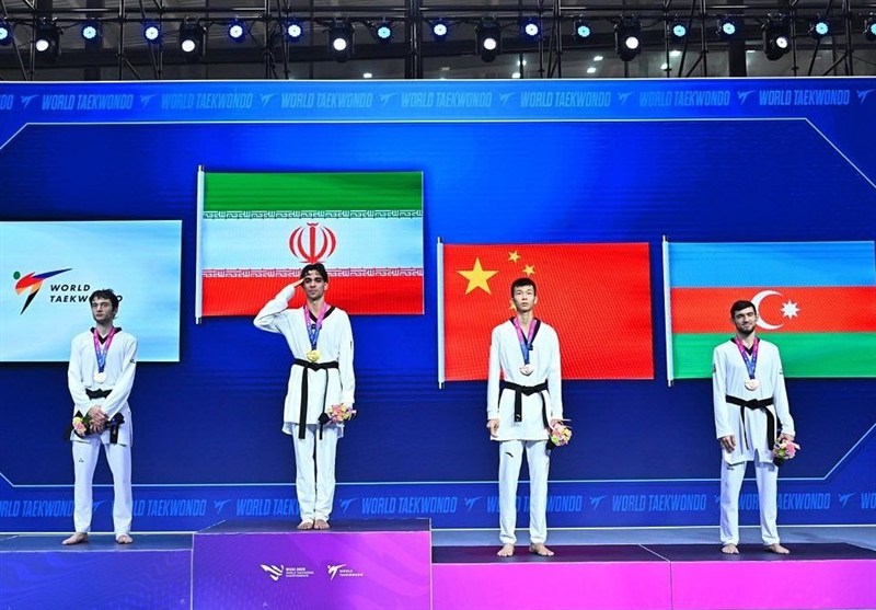 تکواندوی قهرمانی جهان | طلای زندی و شگفتیسازی پدیده تونس در روز ششم 2
