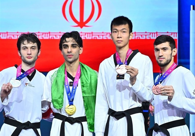 تکواندوی قهرمانی جهان | طلای زندی و شگفتیسازی پدیده تونس در روز ششم