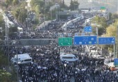 تظاهرات گسترده یهودی‌های ارتدوکس در قدس اشغالی