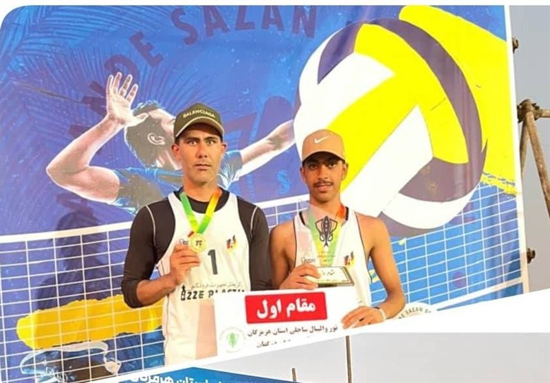 آینده‌سازان درگهان بر سکوی قهرمانی تور آزاد والیبال ساحلی هرمزگان ایستاد