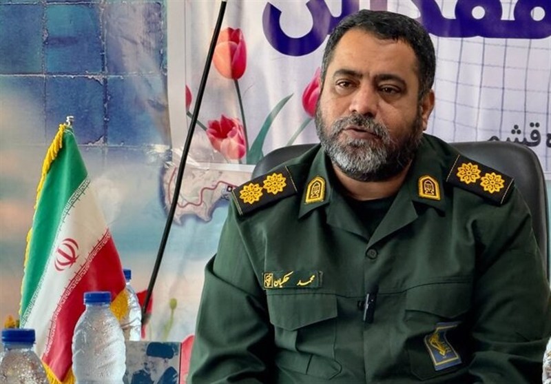 تاکید فرمانده سپاه قشم بر ترویج فرهنگ ایثار و فداکاری در میان نسل جوان